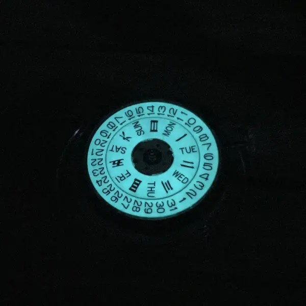 NH36A Green Blue Luminous Watch Movement - Image 6