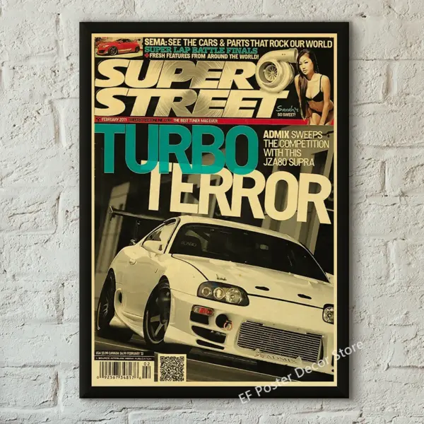 Vintage Motorsport GTR Cars Kraft Paper Poster - Image 35