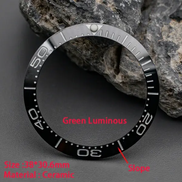 C3 Green Luminous Ceramic Bezel Insert 38mm - Image 16
