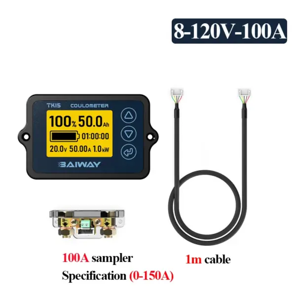 TK15 Precision Battery Capacity Tester 8-120V - Image 8