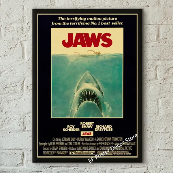 Vintage Movie Poster Canvas Print A4 A3 Sizes - Image 9
