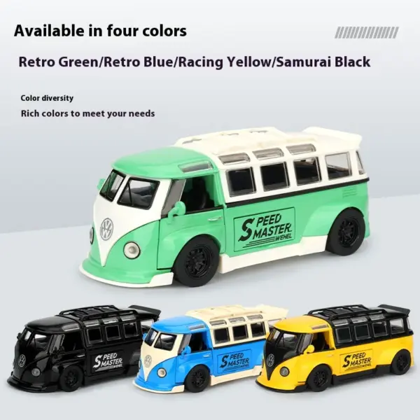 1:32 Scale VW Type 1 Bus Alloy Model - Image 5