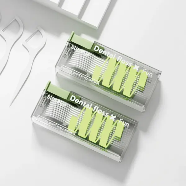 Portable Dental Floss Dispenser with 10 Flosses - Image 3