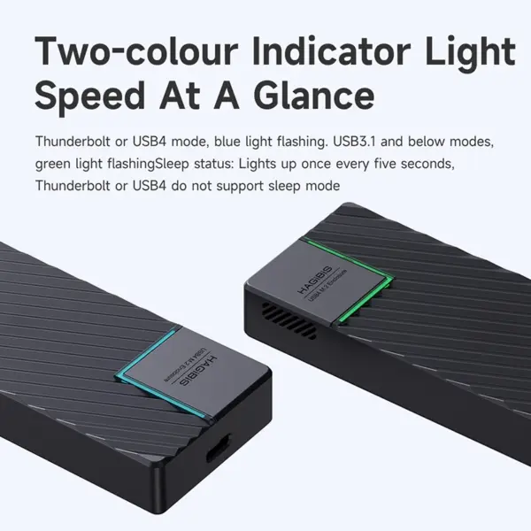 Hagibis USB 4.0 40Gbps M.2 NVMe SSD Enclosure - Image 3