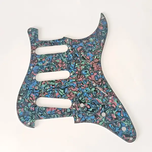 11 Hole Stratocaster Guitar Pickguard 3 Ply - Image 9