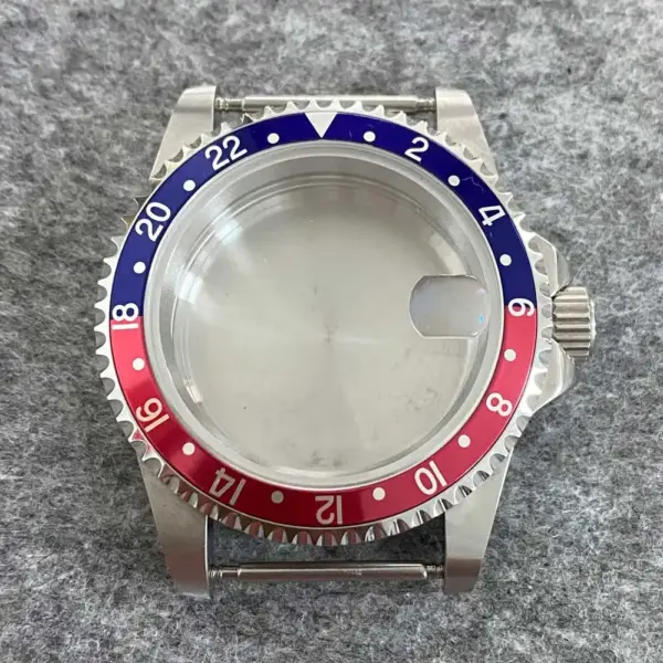 39.5mm Stainless Steel Retro Watch Case - Image 13