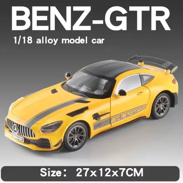 1:18 Mercedes-Benz AMG GTR Diecast Model Car - Image 7