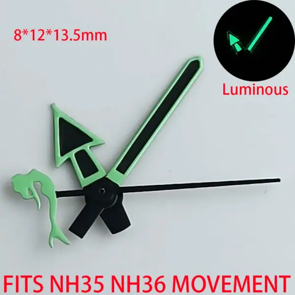 NH35 NH36 Watch Hands Green Luminous Set - Image 31