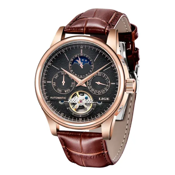 LIGE Automatic Mechanical Men's Watch - Image 9