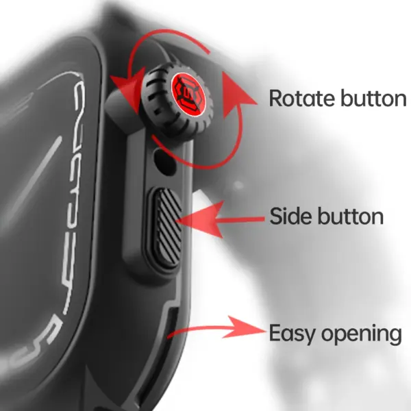Waterproof Case for Apple Watch S7/S8 45mm - Image 6