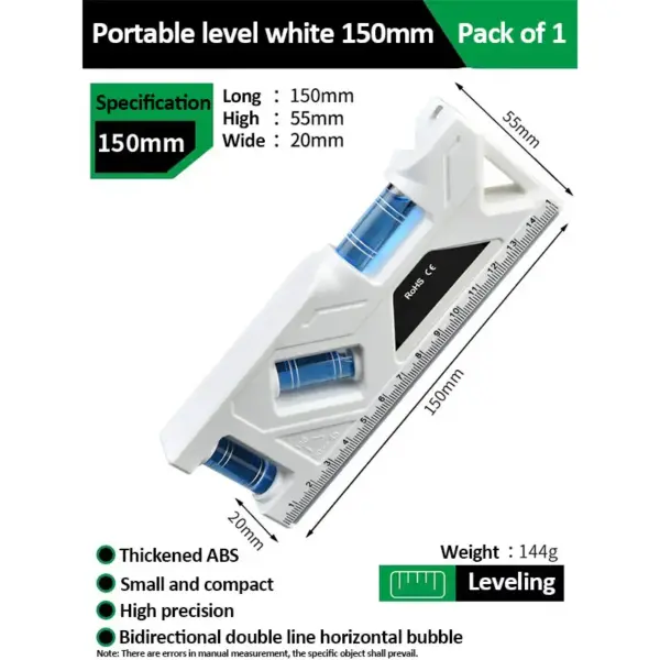 Magnetic Mini Level Gauge with Protractor - Image 10