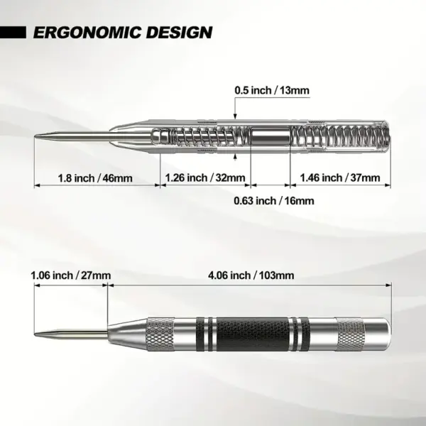 Automatic Steel Center Punch Tool for Wood Metal - Image 2