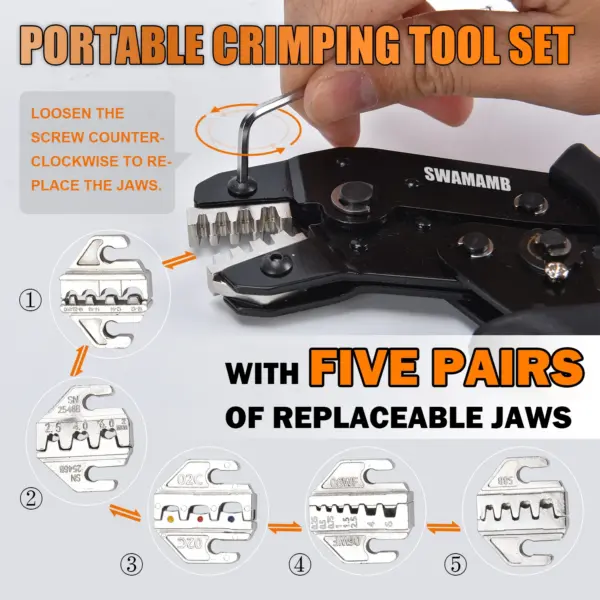 SN-58B Multifunctional Wire Crimping Tool Set - Image 4