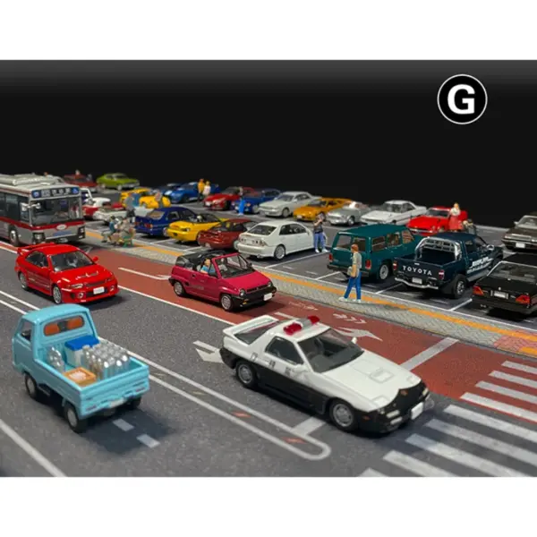 1:64 Scale Urban Scene Mat for Toy Vehicles - Image 5