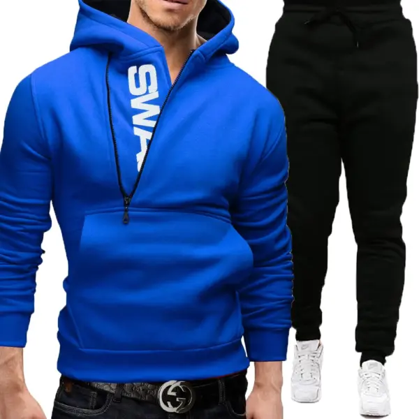 Men's Hooded Sportswear Set for Fall/Winter - Image 5