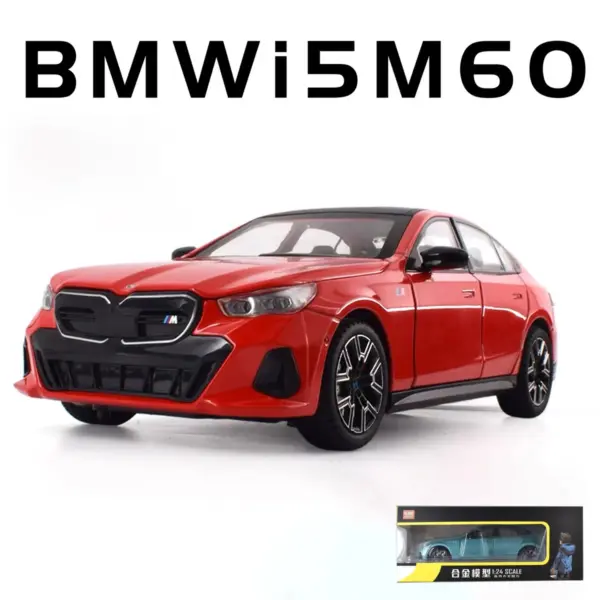 1:24 BMW I5 M60 Diecast Alloy Model Car - Image 14