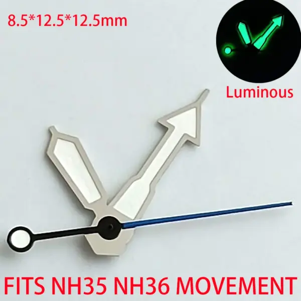 NH35 NH36 Watch Hands Green Luminous Set - Image 4