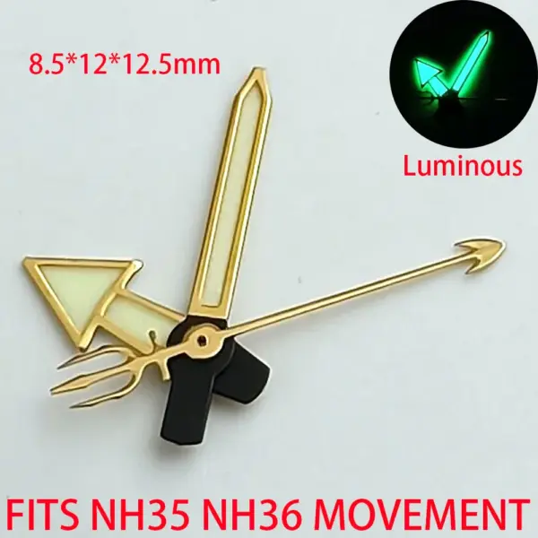 NH35 NH36 Watch Hands Green Luminous Set - Image 13
