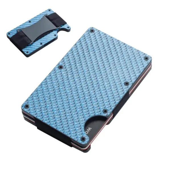 Forged Carbon Fiber RFID Card Holder Wallet - Image 21