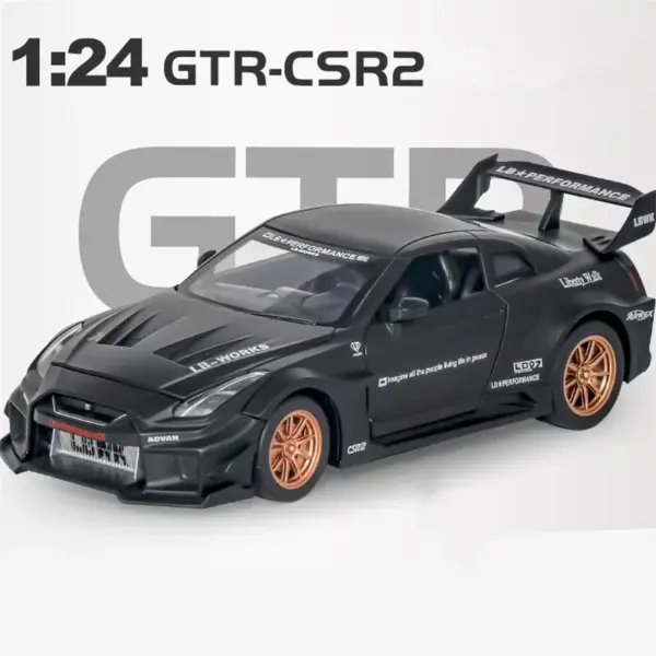 1:24 Nissan GTR Diecast Sports Car Model - Image 7