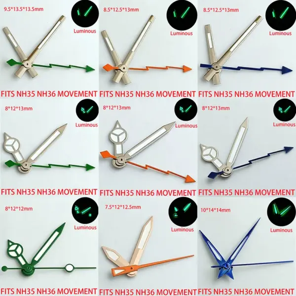 NH35 NH36 Luminous Watch Hands Set - Image 6