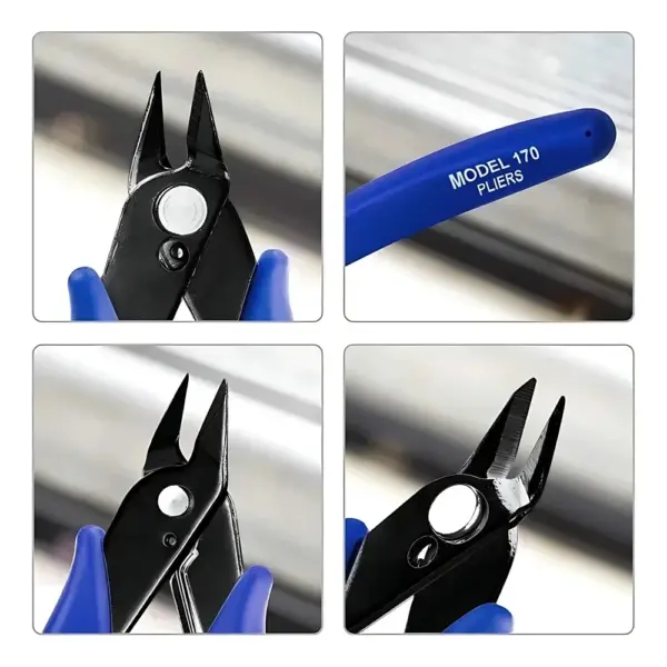 10Pcs 170 Model Diagonal Wire Cutting Pliers - Image 3