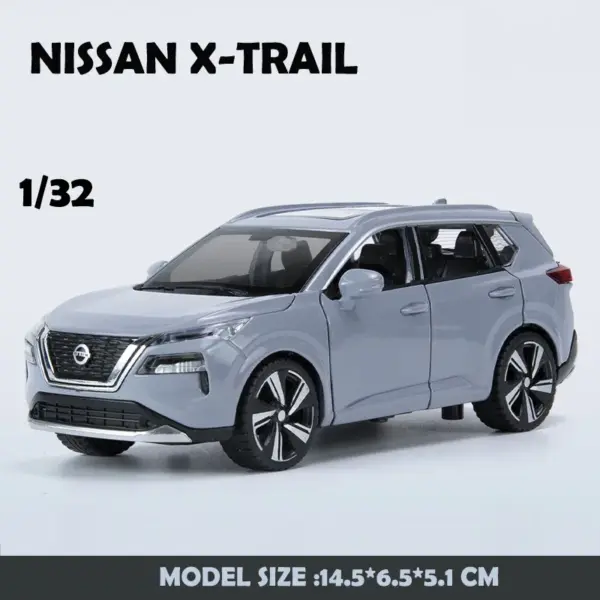 1:32 Diecast Nissan X-Trail SUV Model Toy - Image 7