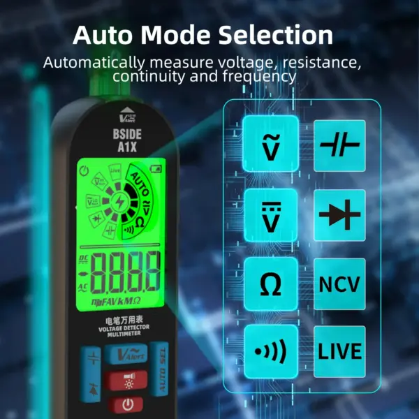 Smart Digital Multimeter A1X USB Rechargeable - Image 6