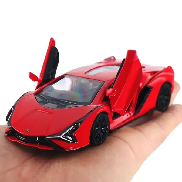 1:36 Lamborghini Sian Diecast Model Car - Image 5