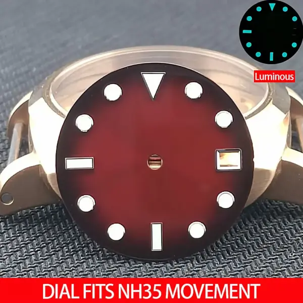 Luminous 28.5MM Watch Dial for NH35/NH36 - Image 7