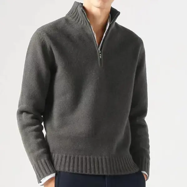 Men's Casual Turtleneck Sweater for Autumn - Image 5