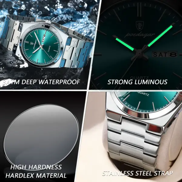 Luxury Quartz Men's Sports Watch Waterproof - Image 4
