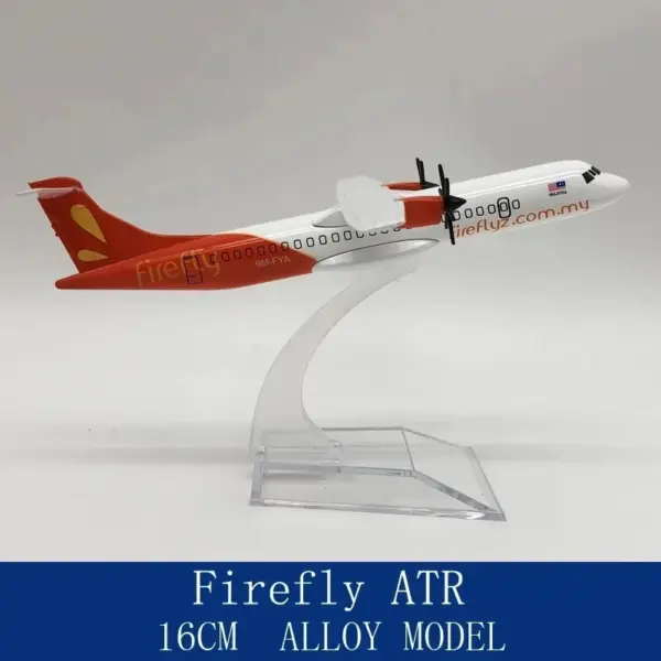 1:400 Scale Diecast Alloy ATR-72 Airplane Model - Image 6