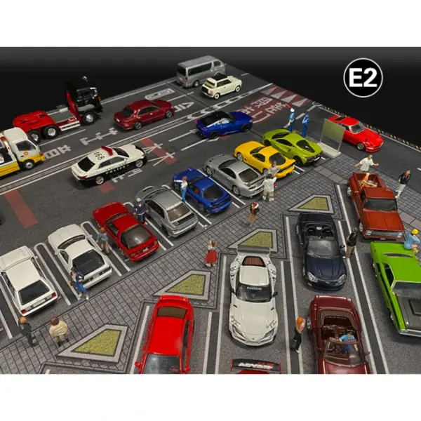 1:64 Scale 80x55cm Model Car Parking Mat - Image 5