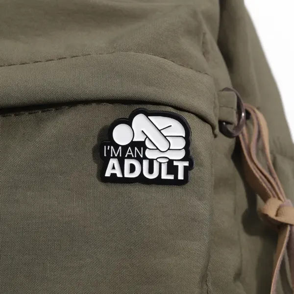 I'm An Adult Enamel Pin Brooch - Image 6