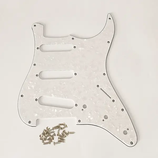 SSS 11 Hole Electric Guitar Pickguard - Image 2