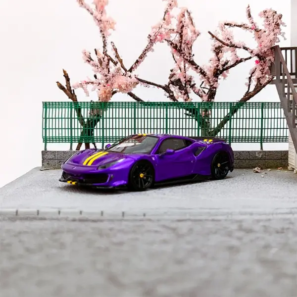 1:64 Scale Resin Novitec 488 Pista Model Car - Image 9
