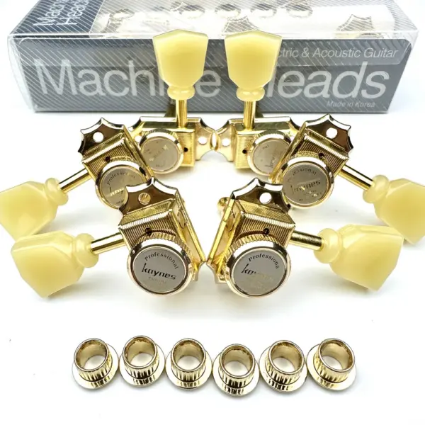 Gold Tuning Pegs Set for Electric Guitars - Image 2
