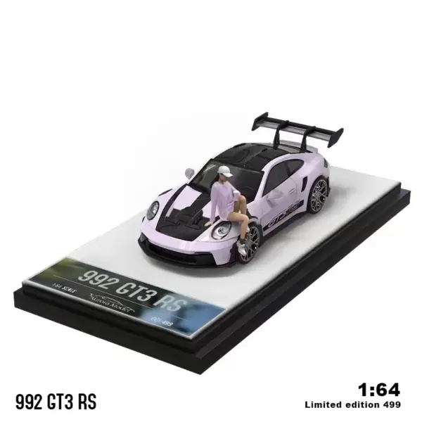 1:64 Porsche 911 992 GT3RS Diecast Model Car - Image 3