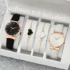4pcs Fashion Women Quartz Watch Set GLS2886