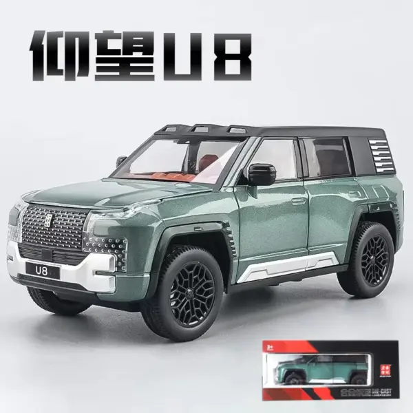 1:24 BYD U8 Diecast Car Model with Lights - Image 8