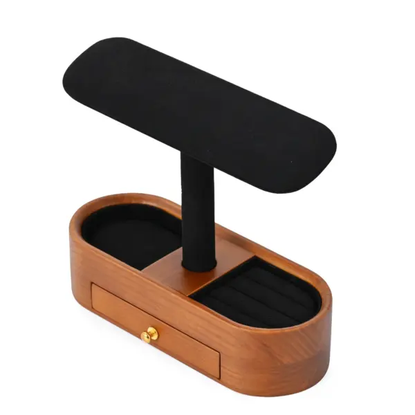 Wooden Jewelry Display Stand for Watches and Rings - Image 12