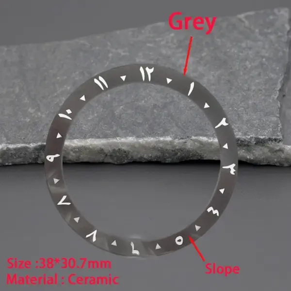 Gray Ceramic Bezel Insert for Omega Watches - Image 10