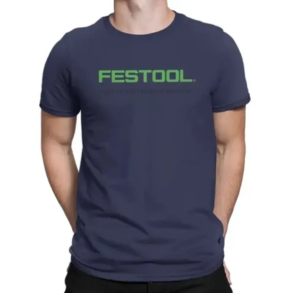 Festool Men's Cotton Round Collar T-Shirt - Image 10