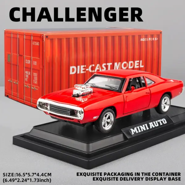 1970 Charger Diecast Model Car 1:32 Scale - Image 8