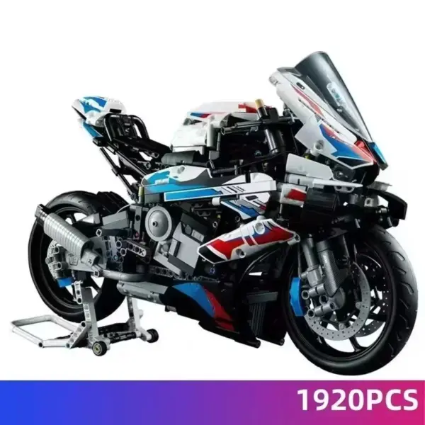 Motorcycle Assembly Building Block Puzzle 668PCS - Image 8