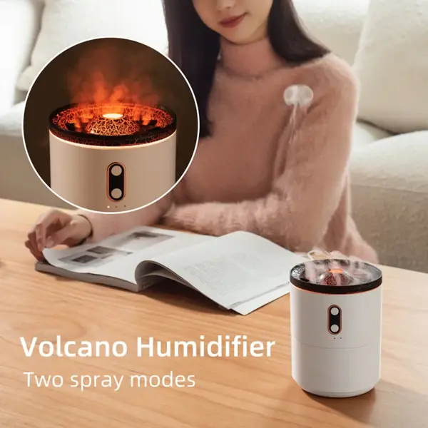 Volcano Flame USB Humidifier with Aromatherapy - Image 2