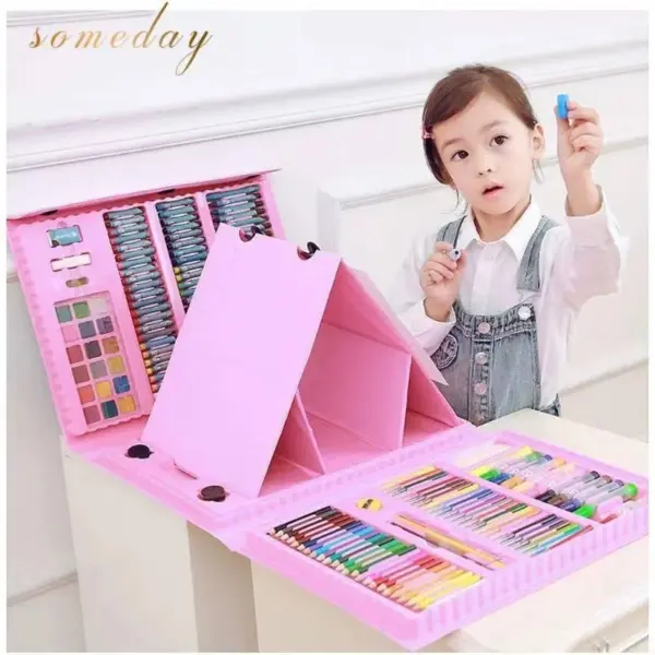 Kids 168/208 PCS Art Coloring Set - Image 2