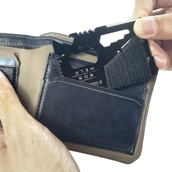 Stainless Steel Multi-Function Credit Tool Card - Image 5
