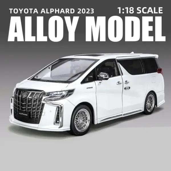 1:18 Scale Toyota Alphard Diecast Car Model - Image 7